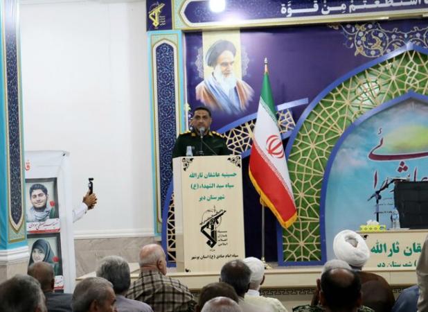فرمانده سپاه دیر: حماسه گردان امام حسین(ع) در دفاع مقدس ملی شود