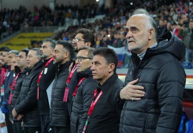 کادر فنی تیم ملی شهرآورد را از نزدیک تماشا می‌کند