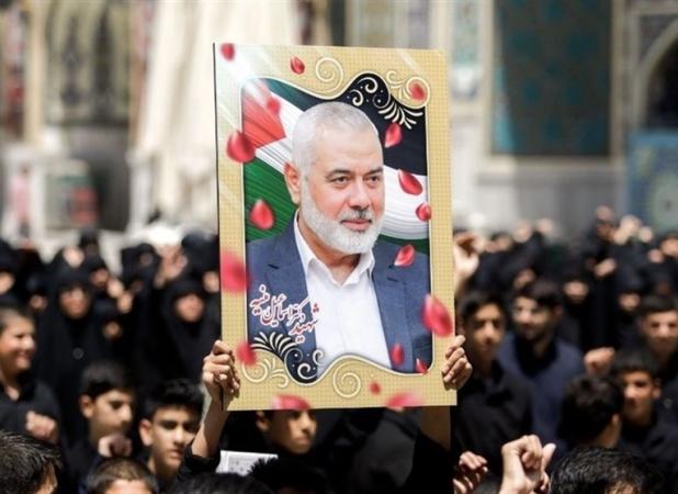 مراسم تشییع شهید هنیه در تهران آغاز شد