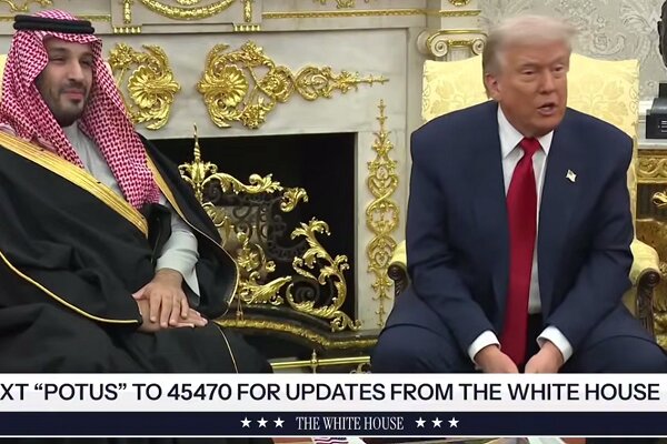 ترامپ: درباره اف-۳۵ توافق می‌کنیم؛ بن سلمان: راهکار دو دولتی می‌خواهیم