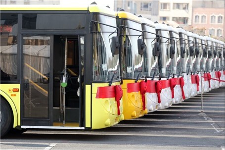 ورود ۳۴۰ دستگاه اتوبوس جدید به ناوگان حمل و نقل تهران
