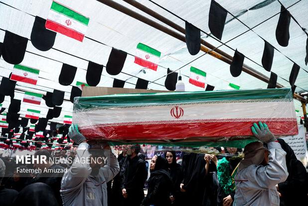 پیکر شهید سردار «اسلام احمدی علیایی» در ملارد تشییع شد