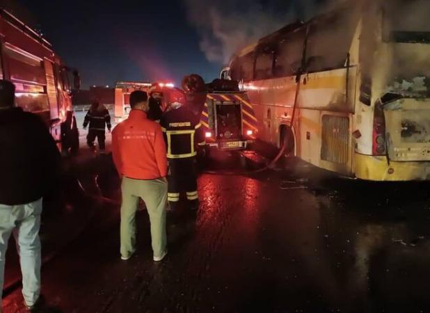 یعقوبی: حریق اتوبوس در آزادراه تبریز–زنجان بدون مسافر و تلفات بود