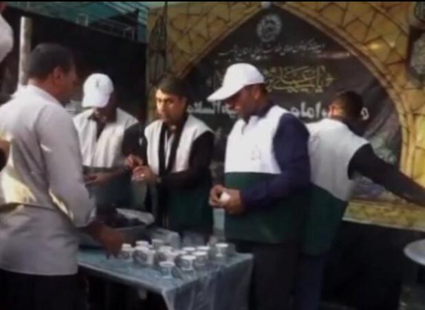 خدمت‌رسانی خادمیاران شهرستان دشتی به زائران امام رضا (ع) در مشهد