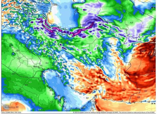 هواشناسی ایران ۲۸ فروردین؛ برف، تگرگ و گردوخاک در راه ۲۰ استان کشور
