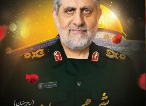 حضور سردار قاآنی در مراسم یک فرمانده سپاه