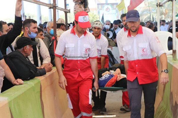 انتقال ۵۵ زائر مصدوم از عراق به مرز مهران