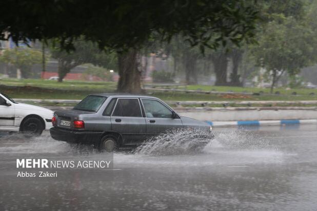 سیلاب و بارندگی بندرخمیر