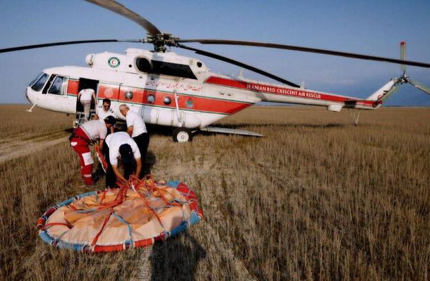 آتش‌سوزی جنگل‌ها و مراتع استان گلستان مهار شد / انجام ۲۰ سورتی پرواز توسط بالگرد هلال‌احمر