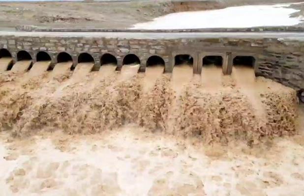 تصاویری از وقوع سیلاب در ماسوله رودخان فومن