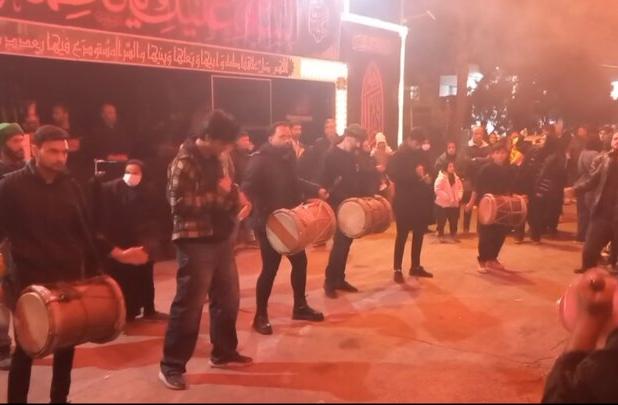 تشییع نمادین پیکر حضرت فاطمه(س) در دامغان