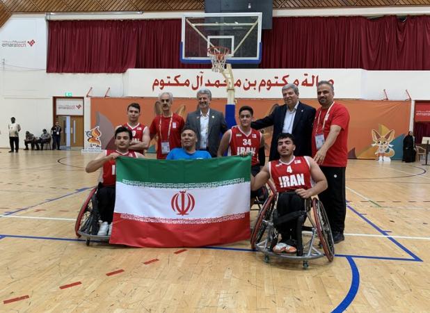 تیم بسکتبال با ویلچر سه نفره پسران قهرمان شد