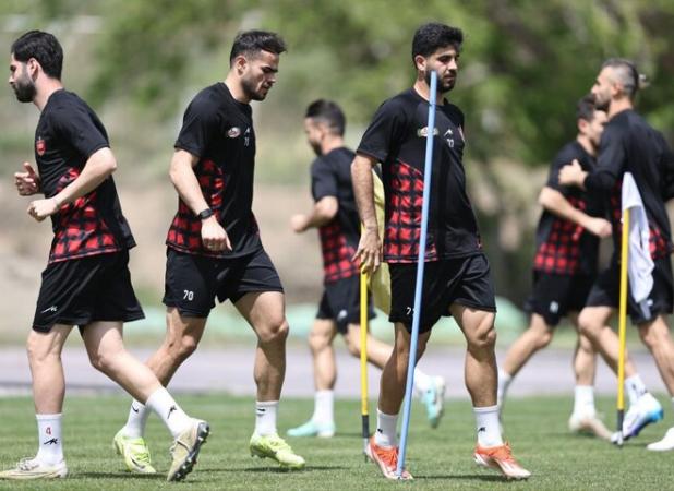 آخرین تمرین پرسپولیس قبل از بازی با نساجی برگزار شد