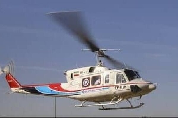 کودک جاسکی با بالگرد به شیراز منتقل شد