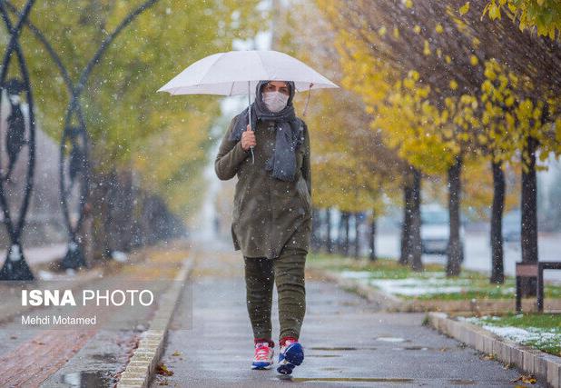 برف و باران، هوای گیلان را سرد می کند