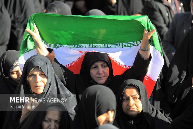 میزبانی آسمانی قومس؛ تشییع پیکر مطهر سه شهید گمنام در استان سمنان