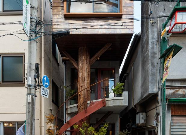 معماری جالب یک خانه ژاپنی در زمین ۳۹متری