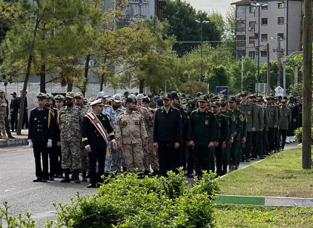 مراسم بزرگداشت روز ارتش در رشت آغاز شد