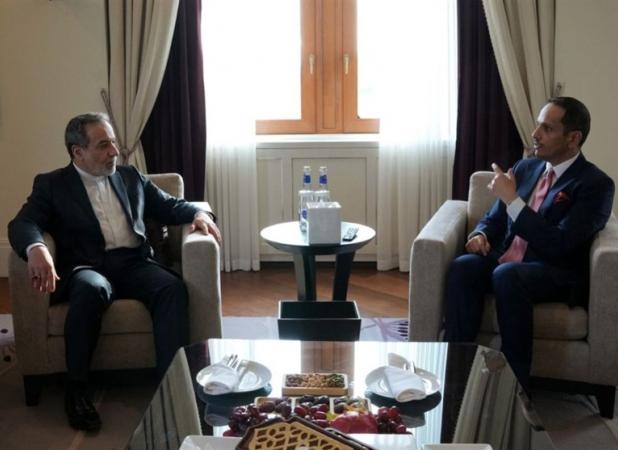 دیدار وزیران خارجه ایران و قطر در مسکو