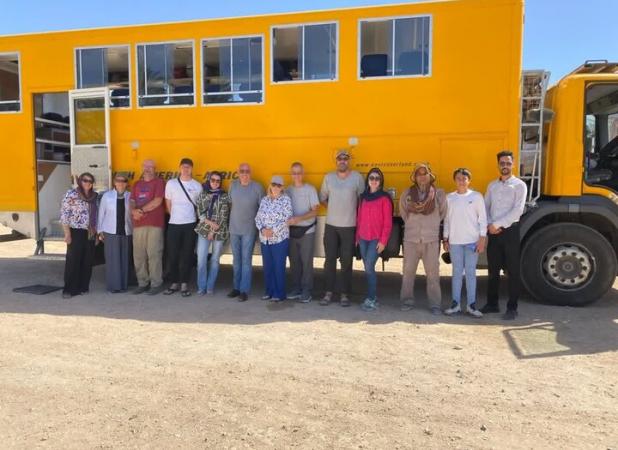 گردشگران خارجی مهمان روستای جهانی اصفهک