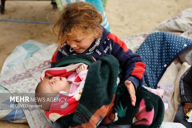 شهادت دختر بچه ۴ ساله فلسطینی بر اثر گرسنگی