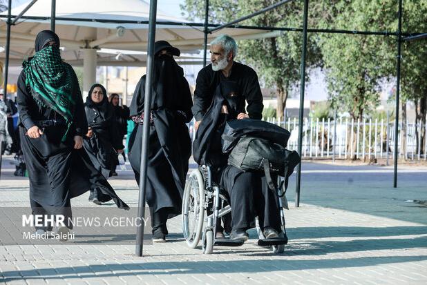 آغاز حضور زوار اربعین حسینی مرز مهران