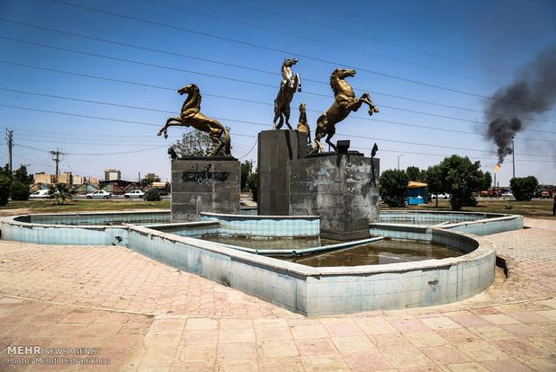 آلودگی هوای در ۱۱ شهر خوزستان؛ ماهشهر در وضعیت قرمز قرار گرفت