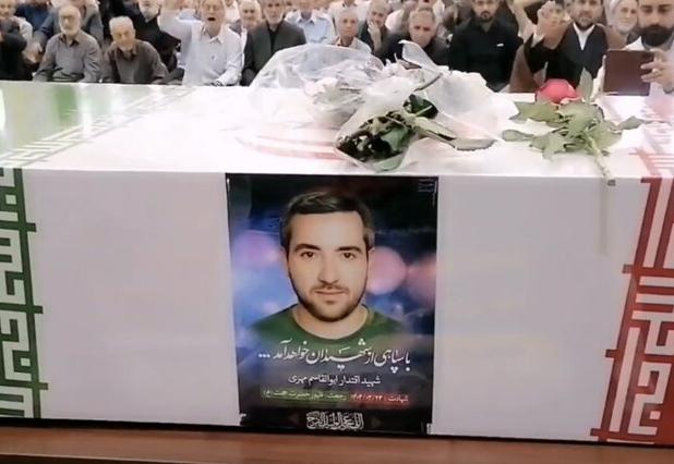 مراسم تشییع شهید اقتدار ابوالقاسم مهری در اسلامشهر