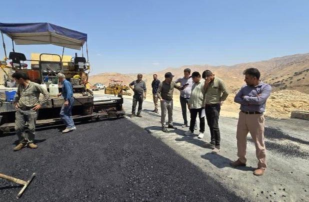 بهره‌برداری از پروژه بهسازی و آسفالت محور قلعه مدرسه–نصیرآباد–بارز