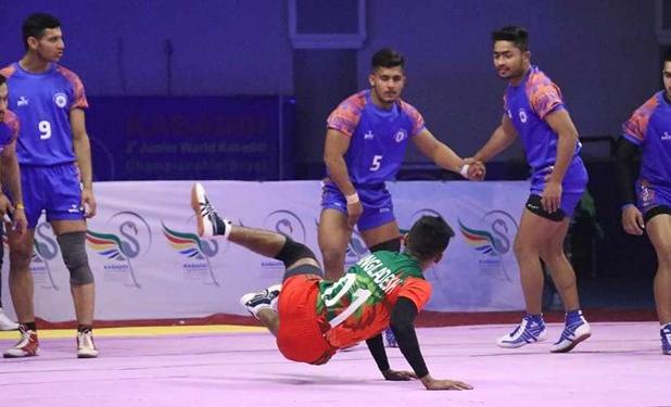 جوانان ایران در نیمه نهایی کبدی قهرمانی جهان