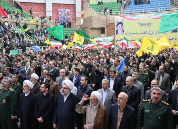 اجتماع بسیجیان در رشت