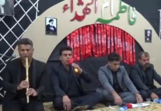 شروه‌خوانی به مناسبت شهادت حضرت فاطمه در درودگاه