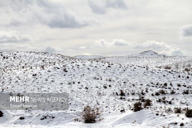 برف و کولاک در  معدن مس دره‌زار سیرجان