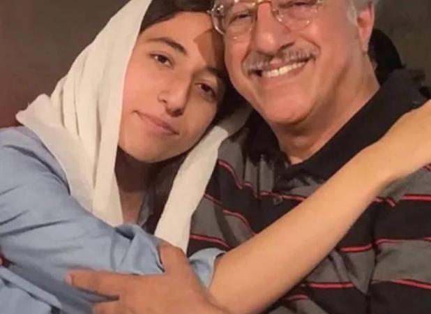 شباهت جالب علیرضا خمسه و دخترش جلب‌نظر کرد