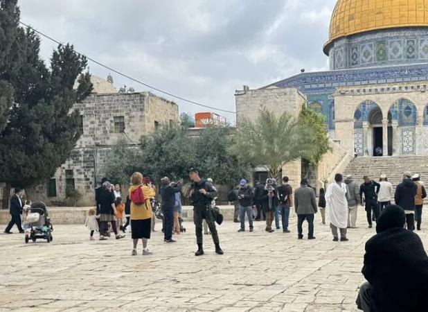 هتک حرمت مسجد الاقصی توسط وزیر افراطی صهیونیست