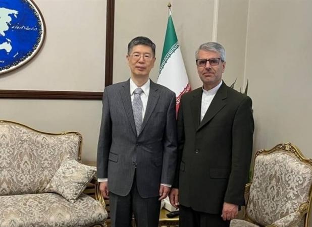 دیدار سفیر چین در تهران با سخنگوی وزارت امور خارجه