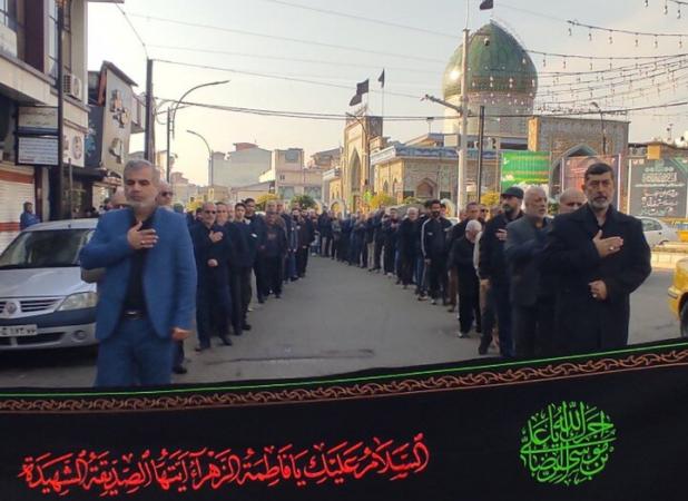 عزاداری شهادت حضرت فاطمه(س) در آستانه اشرفیه