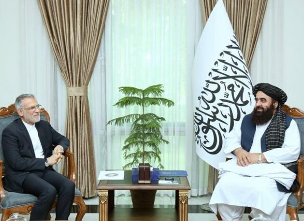 دیدار معاون وزارت امور خارجه ایران با وزیر خارجه افغانستان