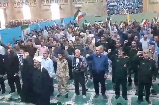 اعلام انزجار نمازگزاران اهرمی از جنایات رژیم صهیونیستی