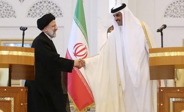 توئیت امیر قطر درباره دیدار با رئیس‌جمهور ایران