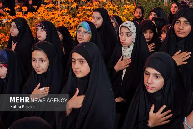 حال و هوای حسینیه کودک حرم امام رضا(ع) در ایام فاطمیه