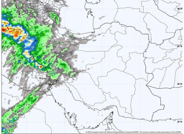 فعالیت سامانه بارشی جدید در ۱۲استان از امروز؛ خطرتخریب محصولات کشاورزی