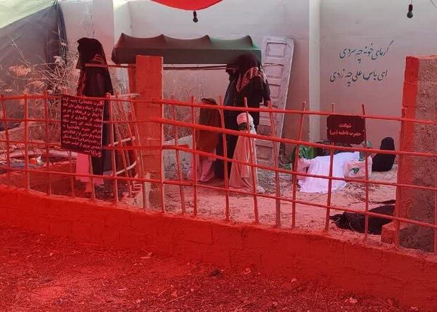 نمایشگاه «بیت الزهرا (س)» در گناوه برپا شد