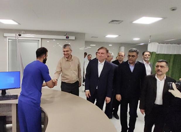 بخش جدید اورژانس بیمارستان شهید گنجی برازجان افتتاح شد