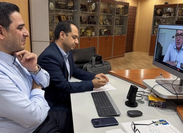 نشست آنلاین تقوی با رئیس فدراسیون والیبال روسیه