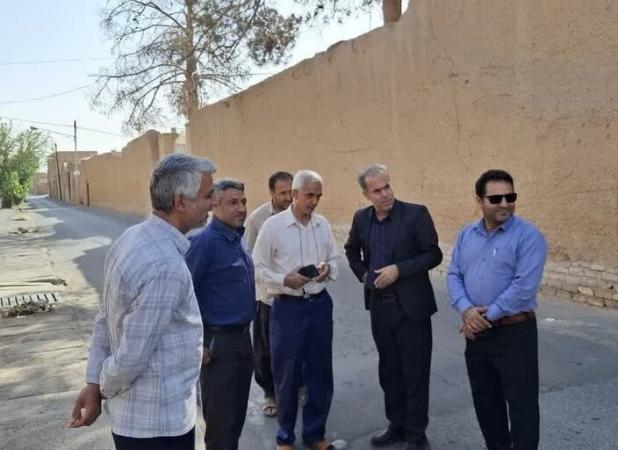 گذر تاریخی سرچشمه حسن آباد یزد ساماندهی می شود
