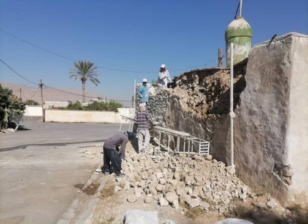جوکاری: مرمت امامزاده «خواجه پیری» کازرون در حال انجام است