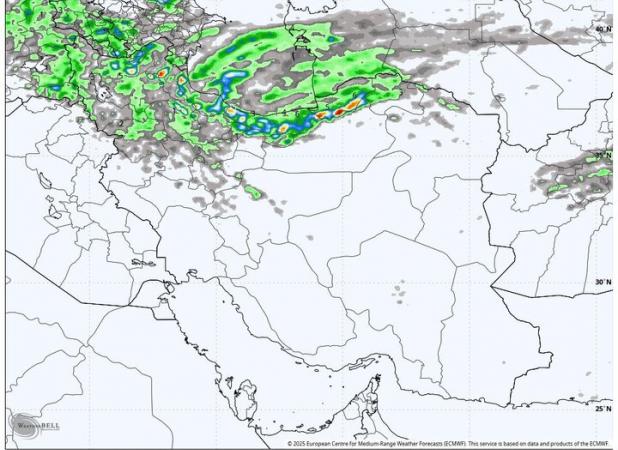 ورود توده گردوخاک از عراق؛ فعالیت سامانه بارشی جدید در ۷ استان