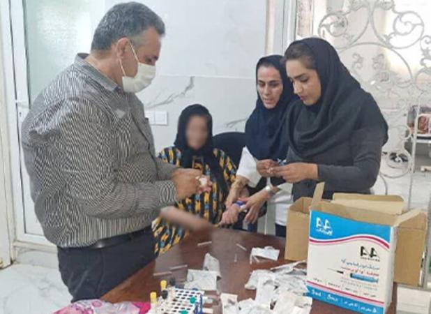 مددجویان سرای مهر مادر گناوه خدمات رایگان آزمایشگاهی دریافت کردند