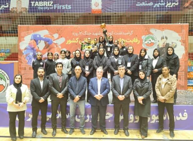 کسب مقام سوم بانوان ووشوکار آذربایجان شرقی در مسابقات قهرمانی کشور